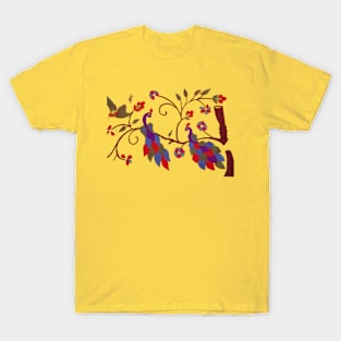 Peacock design T-Shirt